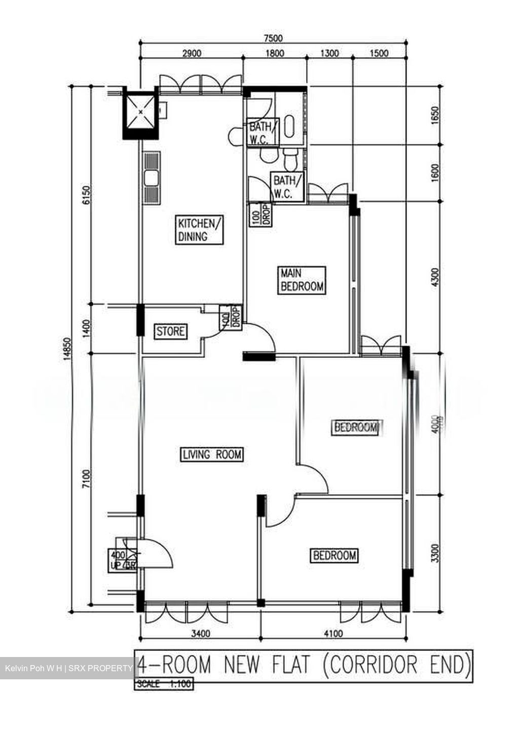 Blk 135 Bukit Batok West Avenue 6 (Bukit Batok), HDB 4 Rooms #605146281